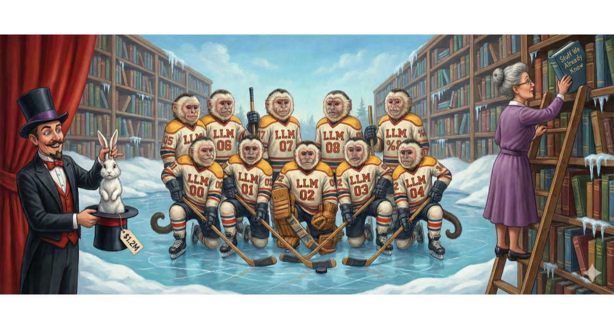 The Monkeys, the Librarian, and the Magician: Why LLMs aren't an absolute path to AGI